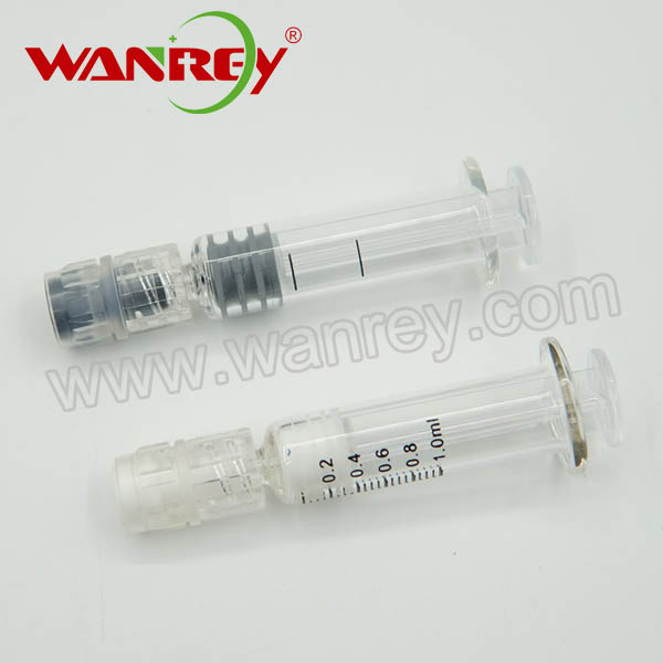 Wanrey 1ML Glass Dab Applicator luer lock Syringe